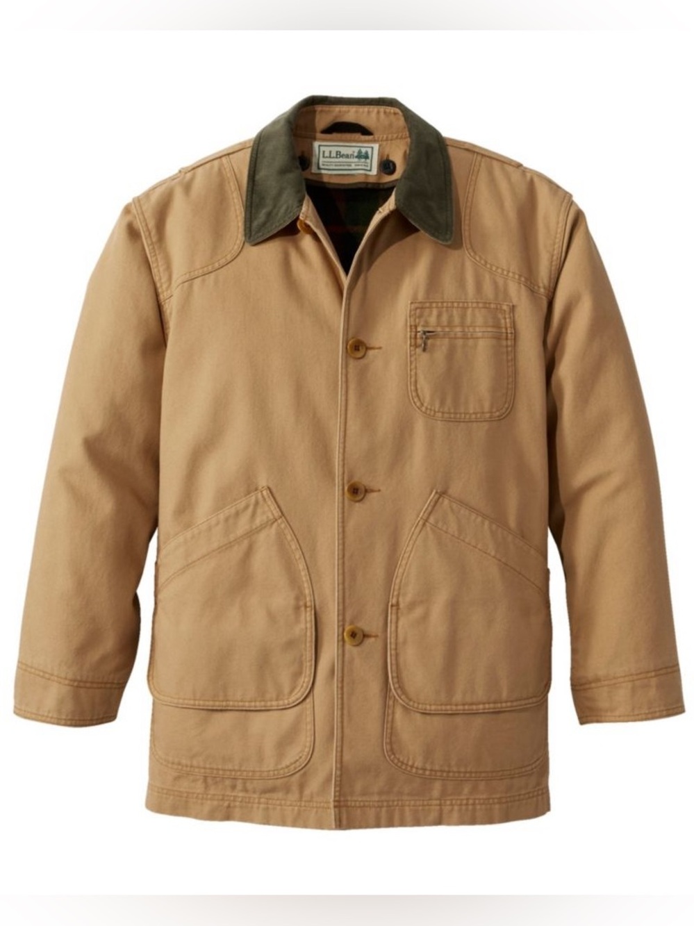 LL Bean Men's Original Field Barn Chore Coat with Wool Liner XL Reg